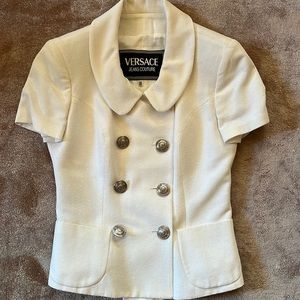 Versace Jeans Couture white jacket